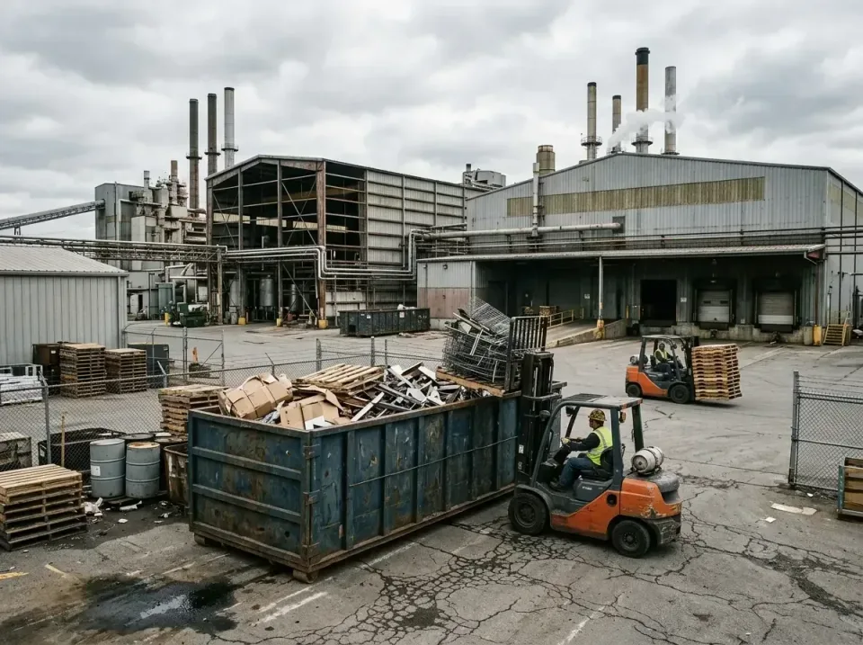 industrial-factory-scrap-conta-003 — frequently asked questions, Cheap Roll-off Dumpster Rentals in Marshall, MO